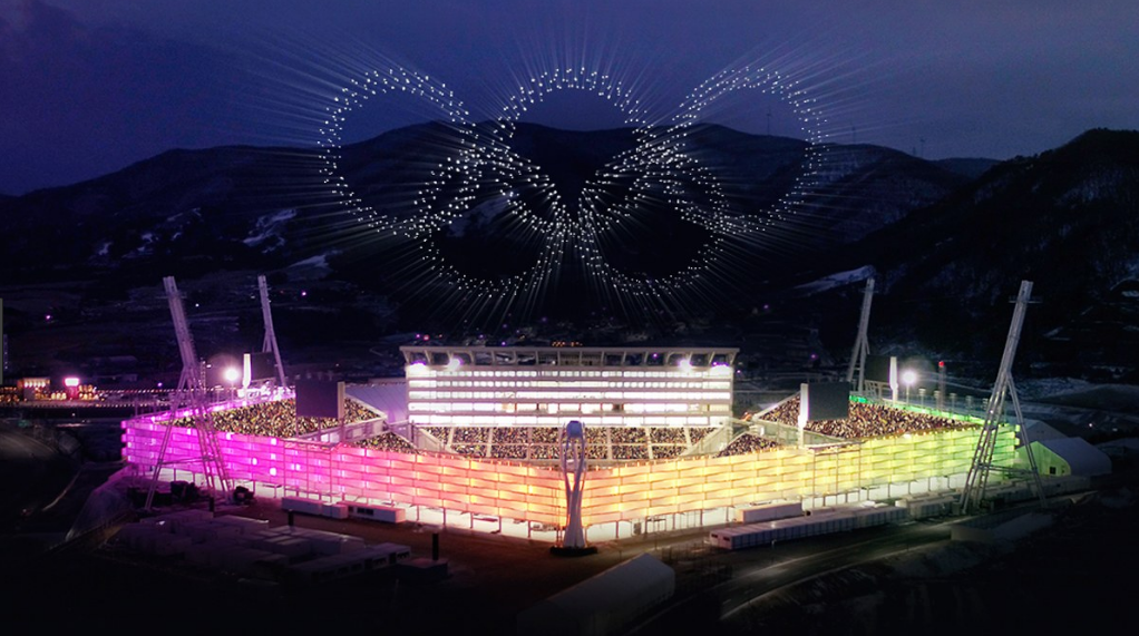 image of winter Olympics opening ceremony